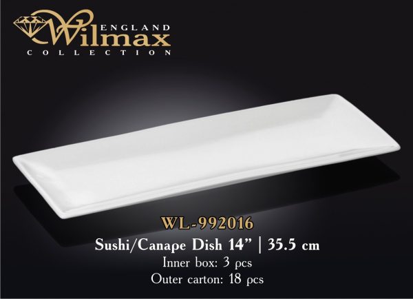 Блюдо для суши / канапе Wilmax 35,5х14 см WL-992016