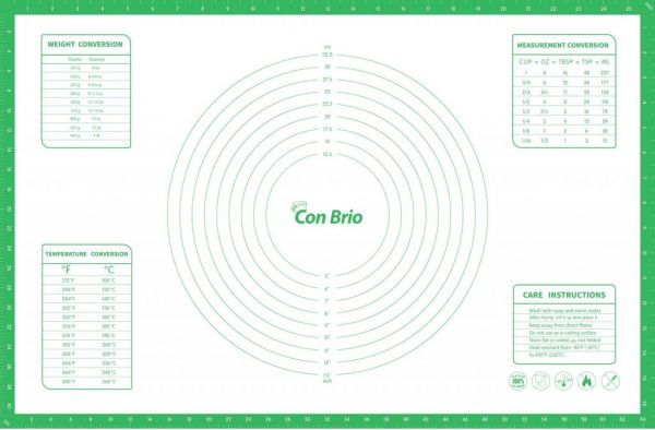 Силіконовий килимок Con Brio CB-679, 43,5*66,5 см, в подар. упаковці mix