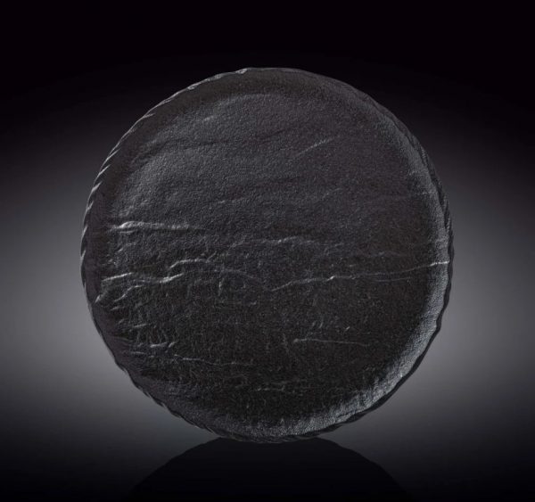 Блюдо кругле Wilmax Slatestone Black 30.5см WL-661128