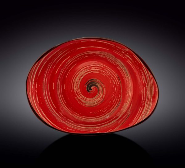 Блюдо Wilmax Spiral Red 33*24.5см WL-669242
