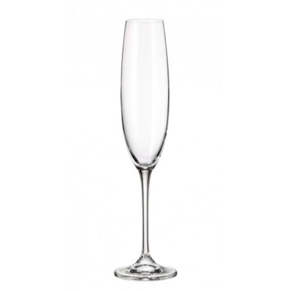 Набор бокалов для шампанского Bohemia Strix (Fulica) 250мл 6шт (8687)