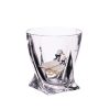 Склянки для віскі Bohemia Quadro Гуси 340мл 6шт (4416)