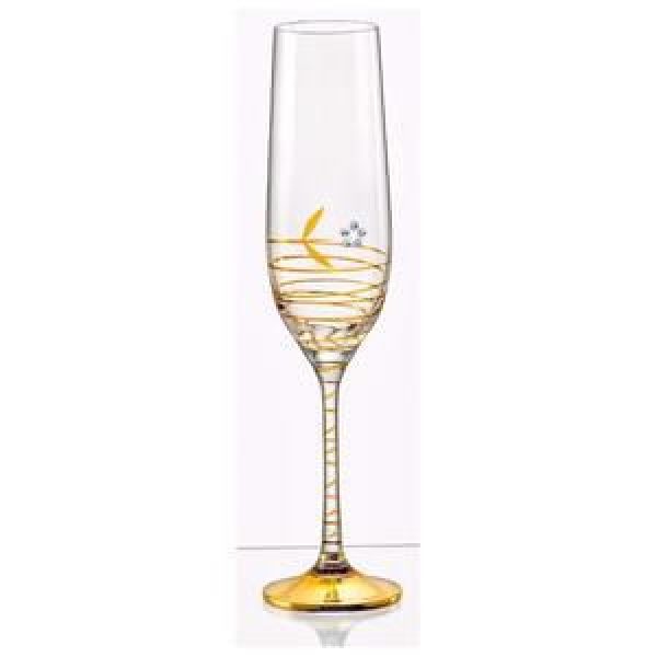 Набір бокалів для шампанського Bohemia Viola 190мл 2шт