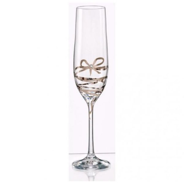 Набір бокалів для шампанського Bohemia Viola 190мл 2шт (40729-M8579-2)