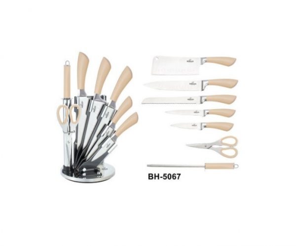 Набір кухонних ножів Bohmann BH-5067 кремовий