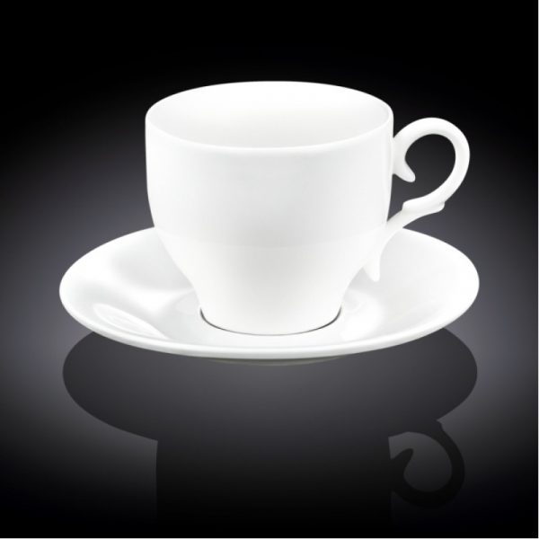 Чашка чайная с блюдцем Wilmax 330мл WL-993105/AB