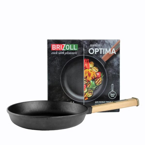 Чавунна сковорода Brizoll Optimа 24см O2440-P