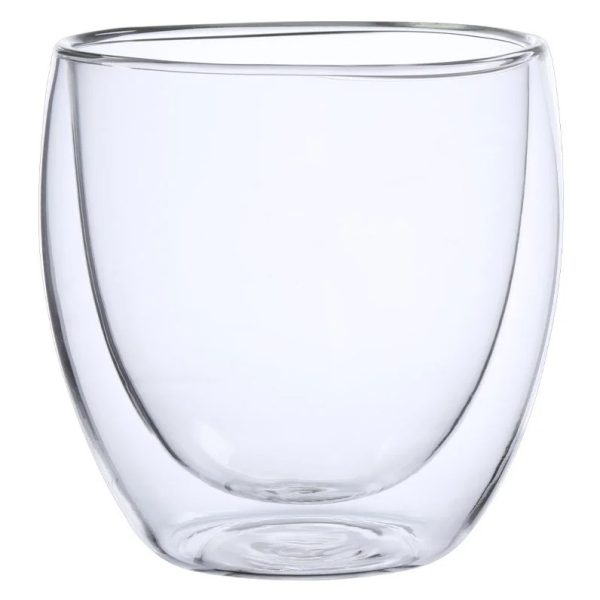 Набір скляних стаканів з подвійними стінками Con Brio CB-8309-2 90 мл