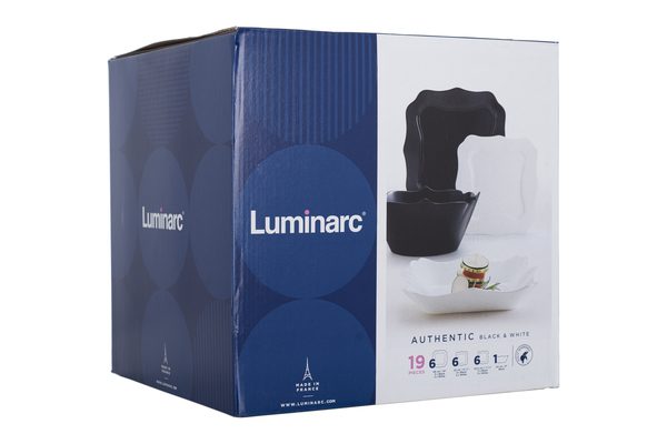 Сервіз столовий Luminarc Authentic Black&White 19 предметів