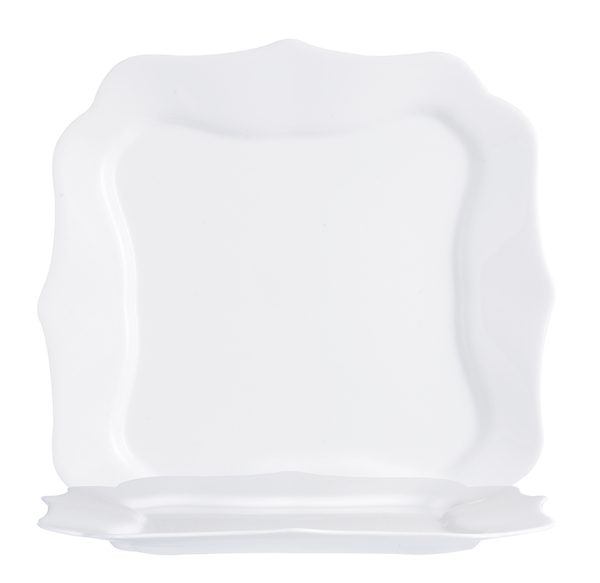 Тарелка обеденная Authentic White 25,5см