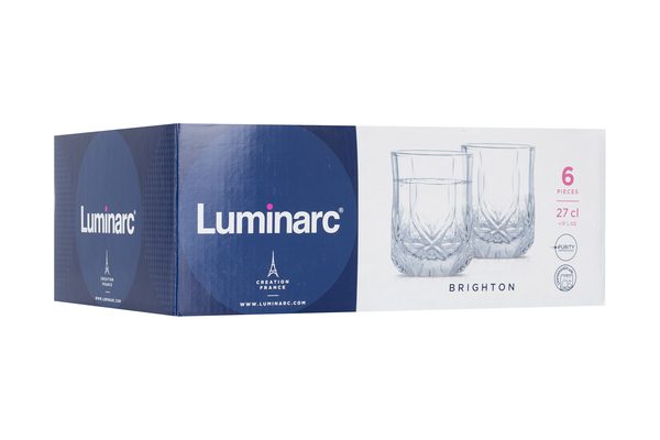 Набір склянок Luminarc Brighton 270мл 6шт