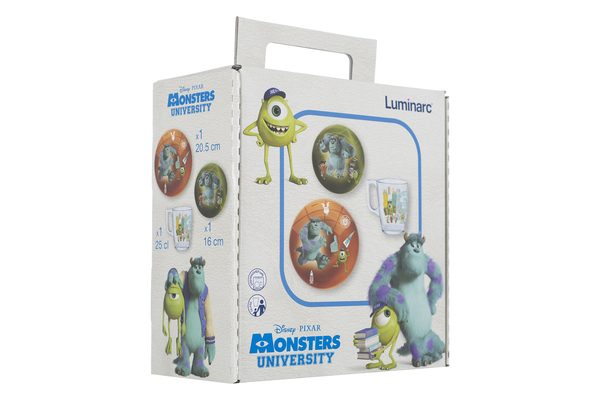 Набор посуды детского Luminarc Disney Monsters P9261