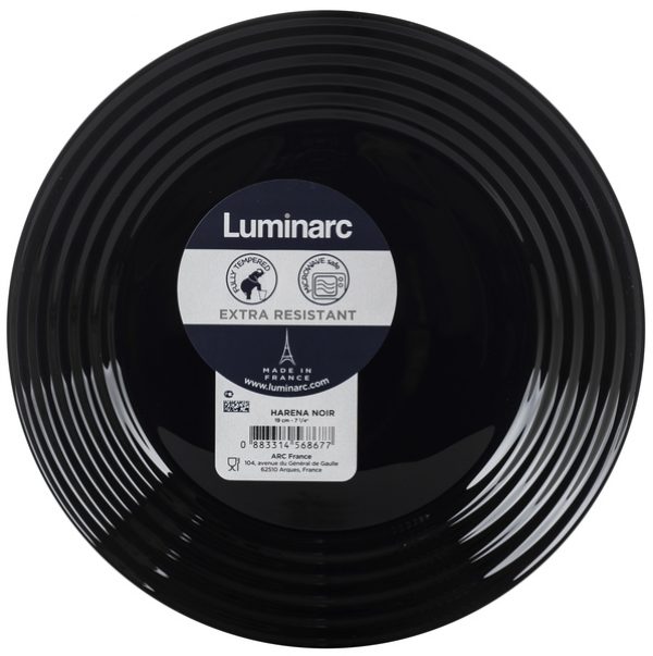 Тарілка десертна Luminarc Harena Black 19см L7613
