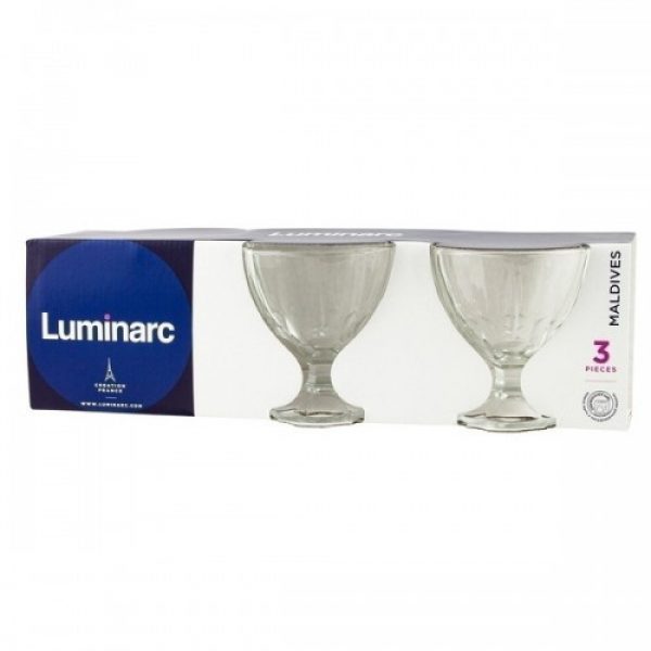 Набір креманок Luminarc Maldives 300мл 3шт (H5127)