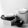 Сервиз столовый Luminarc Quadrato Black / White 19пр C5239