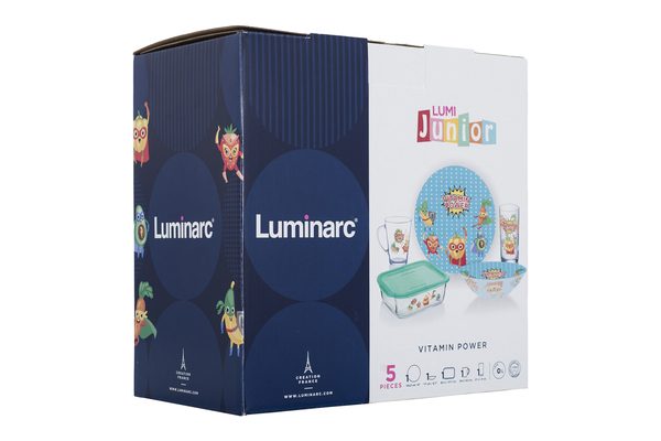 Набір посуду дитячого Luminarc Vitamin Power P7869