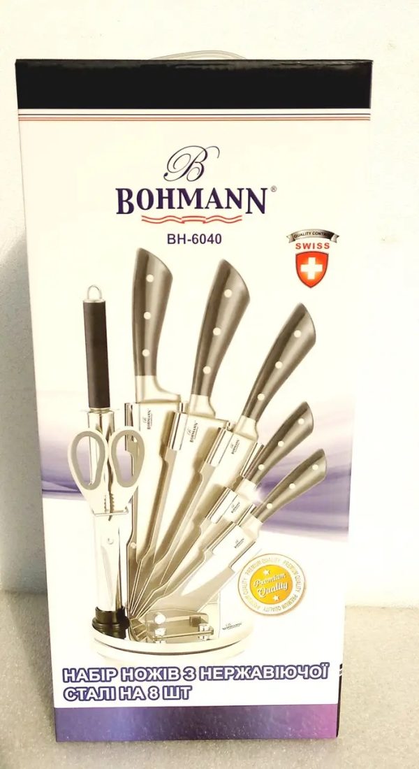 Набор кухонных ножей 8пр Bohmann BH 6040