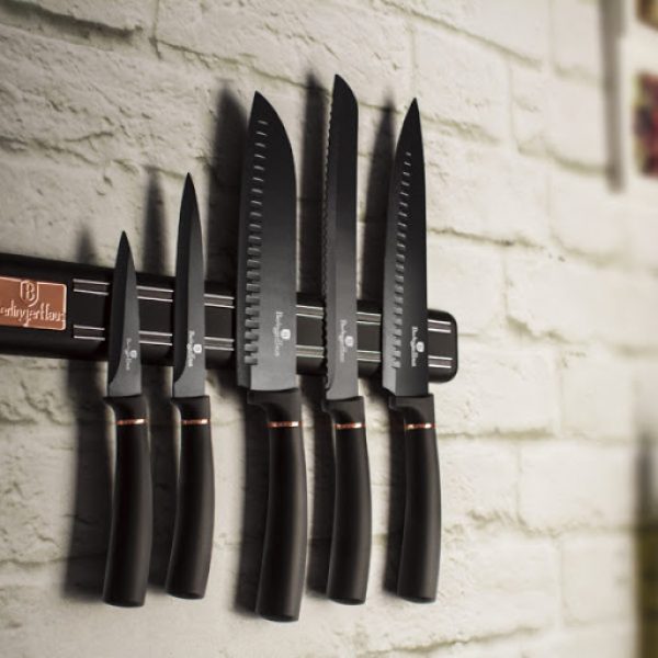 Набор кухонных ножей Berlinger Haus 6пр Black Rose Collection BH-2535