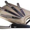 Набір кухонних ножів Berlinger Haus 6пр Carbon Metallic Line BH-2555