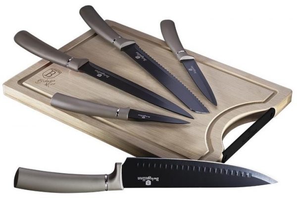 Набір ножів Berlinger Haus 6пр Carbon Metallic Line BH-2555