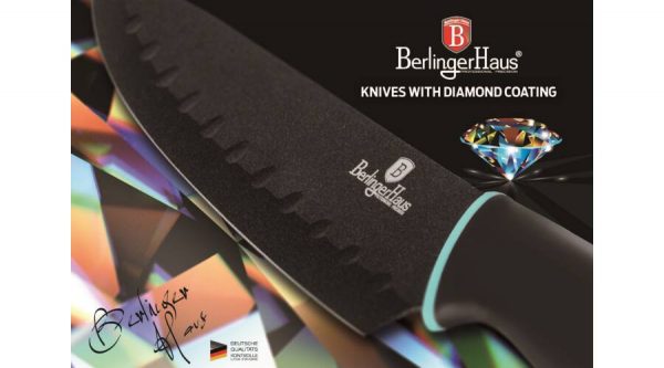 Набір кухонних ножів Berlinger Haus 6пр Diamond Line BH-2258