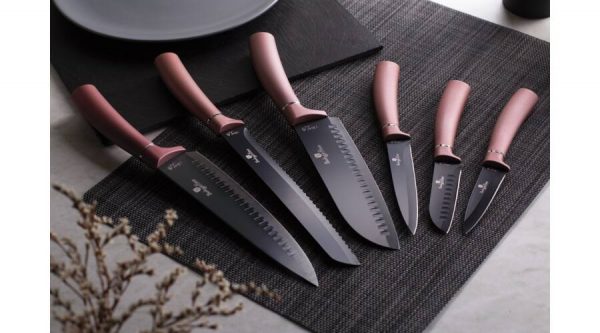 Набір кухонних ножів Berlinger Haus 6пр I-Rose Edition BH-2513