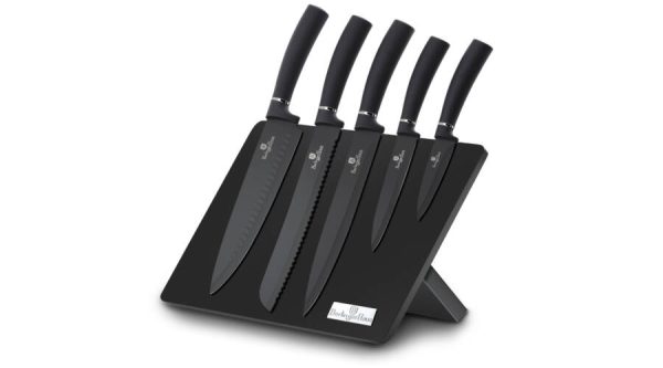 Набор кухонных ножей Berlinger Haus 6пр Metallic Line Carbon Pro Edition BH-2578