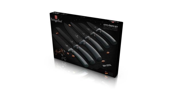 Набір кухонних ножів Berlinger Haus 6пр Moonlight Edition BH-2512