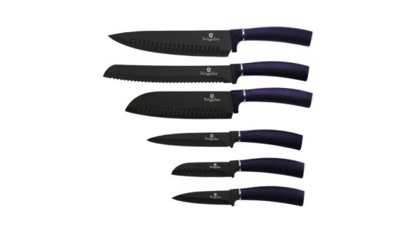 Набір ножів Berlinger Haus 6пр Purple Eclipse Collection BH-2559