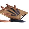 Набір кухонних ножів Berlinger Haus 6пр Rosegold Metallic Line BH-2575
