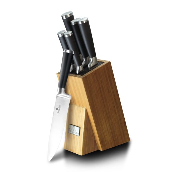 Набор кухонных ножей Berlinger Haus 7пр Black Royal Collection BH-2425
