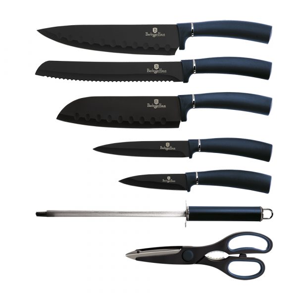 Набір ножів Berlinger Haus 8пр Aquamarine Metallic Line BH-2564