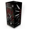 Набір кухонних ножів Berlinger Haus 8пр Burgundy Metallic Line BH-2459