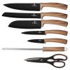 Набор кухонных ножей Berlinger Haus 8пр Ebony Maple Collection BH-2287