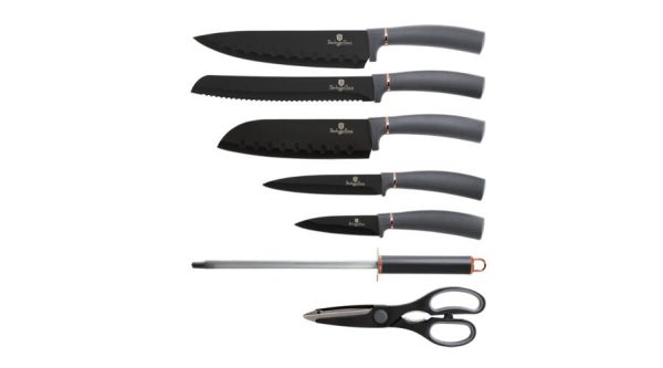 Набір кухонних ножів Berlinger Haus 8пр Moonlight Edition BH-2566
