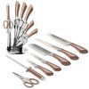 Набор кухонных ножей Berlinger Haus 8пр Rosegold Metallic Line BH-2374