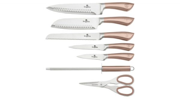 Набір ножів Berlinger Haus 8пр Rosegold Metallic Line BH-2374