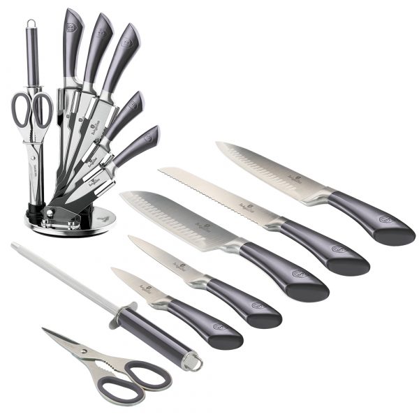 Набір кухонних ножів Berlinger Haus Carbon Metallic Line BH-2476