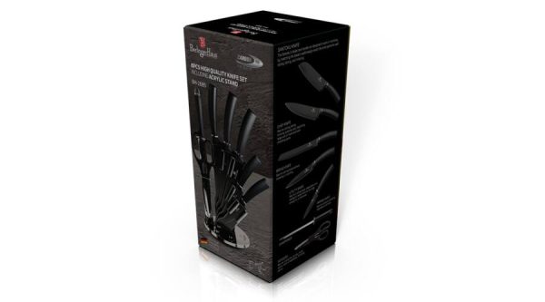 Набір кухонних ножів Berlinger Haus Carbon Pro Edition BH-2685
