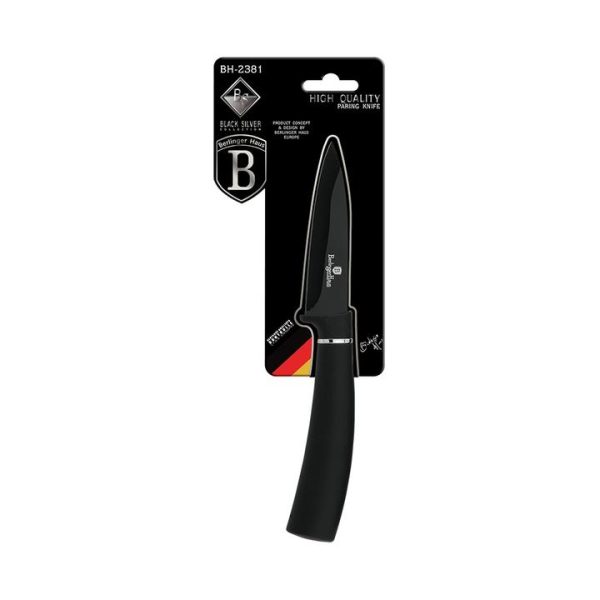 Нож для овощей 9см Berlinger Haus Black Royal Collection BH-2381
