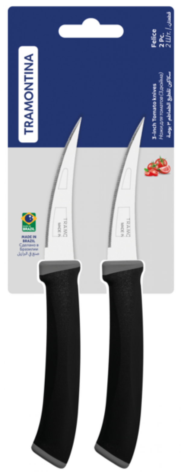 Ножі для томатів 2шт Tramontina Felice 76мм (23495/203)
