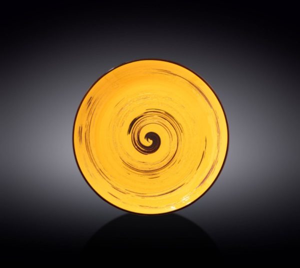 Тарелка Wilmax Spiral Yellow 20.5см WL-669412
