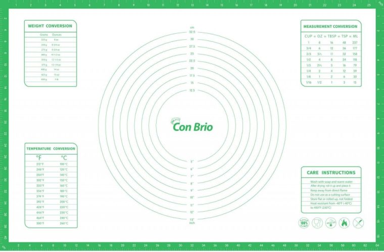 Силіконовий килимок Con Brio CB-679, 43,5*66,5 см, в подар. упаковці mix