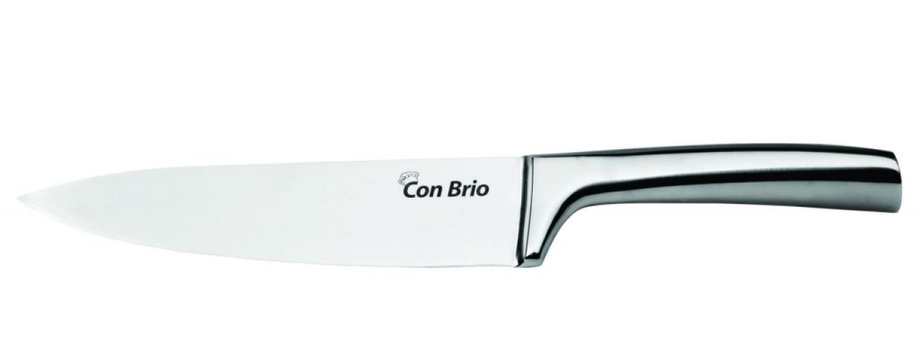 Нож поварской CON BRIO CB-7000, металл. ручка, лезвие 20см