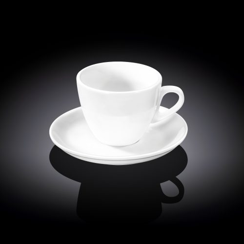 Чашка чайна та блюдце Wilmax 190мл WL-993175/AB
