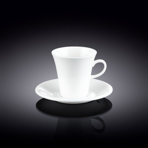 Чашка для кави з блюдцем Wilmax 110мл WL-993005