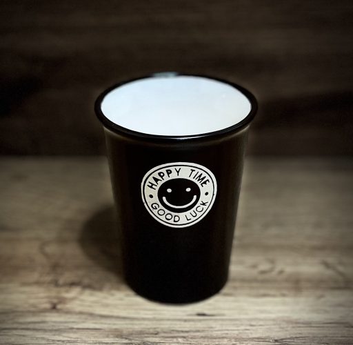 Чашка керамічна Elina Coffee Smile 430мл EL-3217 Black