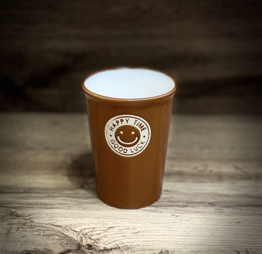 Чашка керамічна Elina Coffee Smile 430мл EL-3217 Brown