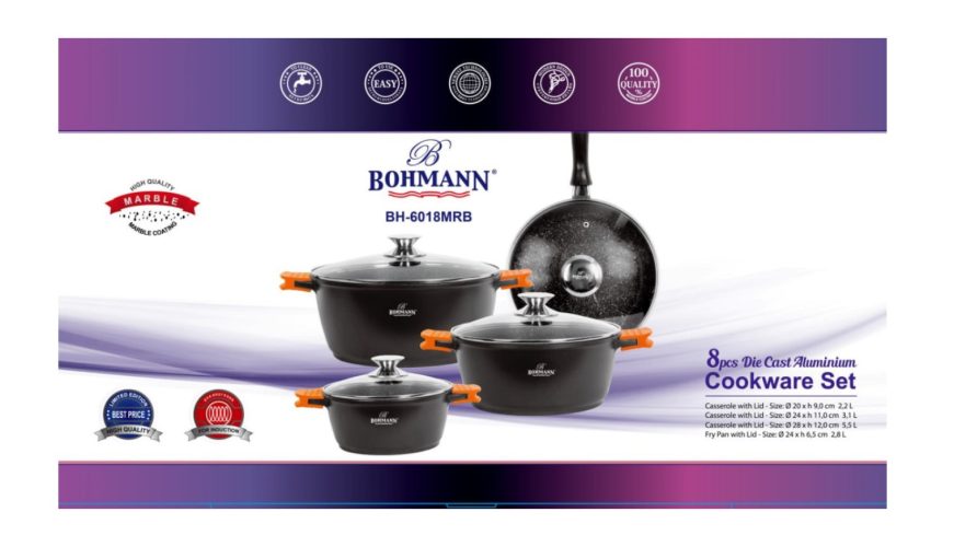 Комплект посуду Bohmann BH 6018 MRB