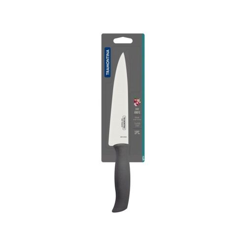 Поварской нож Tramontina Soft Plus серый 178мм в блистере (23664/167)